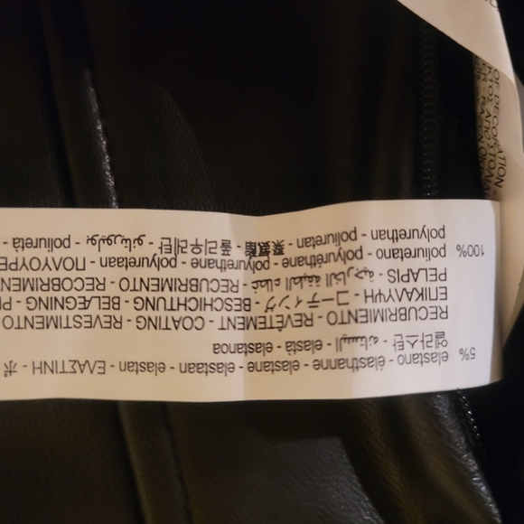 Zara Black Faux Leather & Crochet Bustier Top - Picture 5 of 8